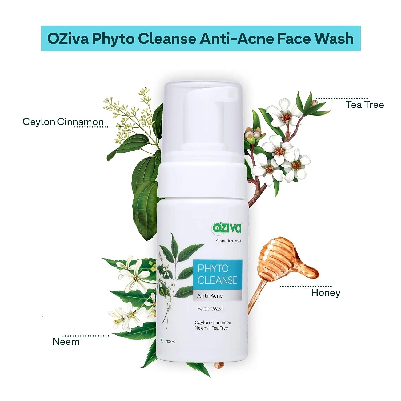 Oziva Phyto Cleanse Anti-Acne Face Wash - Image 2