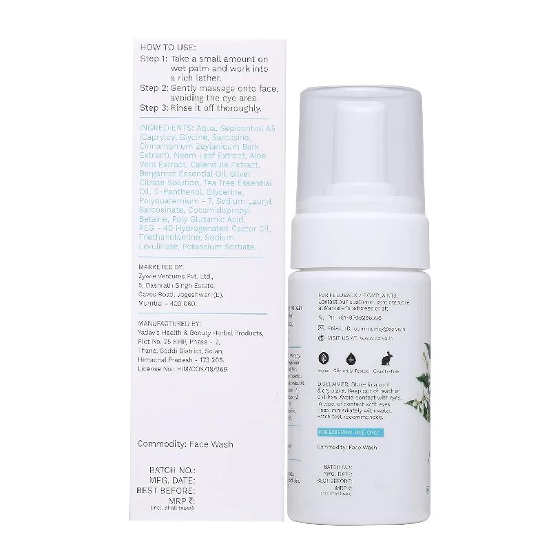 Oziva Phyto Cleanse Anti-Acne Face Wash - Image 4