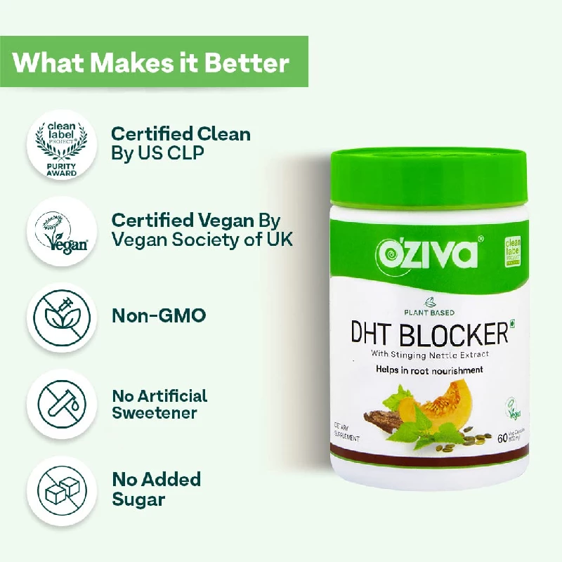 Oziva Plant Based DHT Blocker for Hair Fall Control - Image 3
