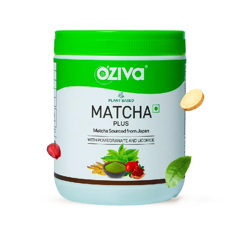 Oziva Plant Based Matcha Plus For Skin Pigmentation & Dark Circles