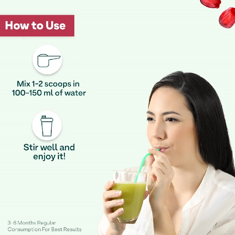 Oziva Plant Based Matcha Plus For Skin Pigmentation & Dark Circles - Image 4