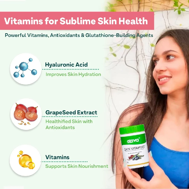 Oziva Skin Vitamins Capsules for Men & Women - Image 3