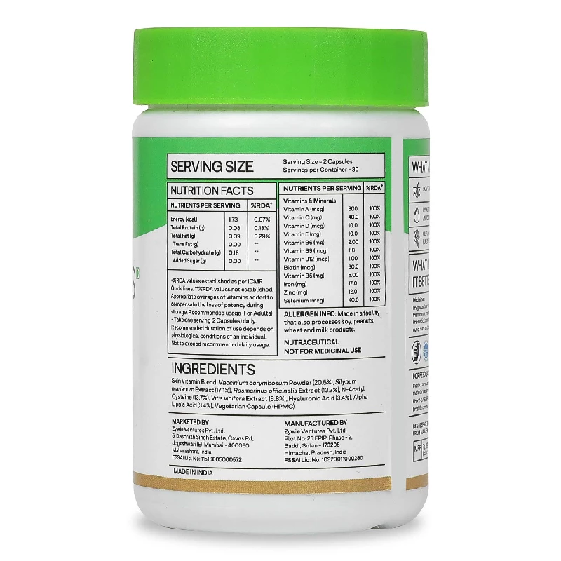 Oziva Skin Vitamins Capsules for Men & Women - Image 4