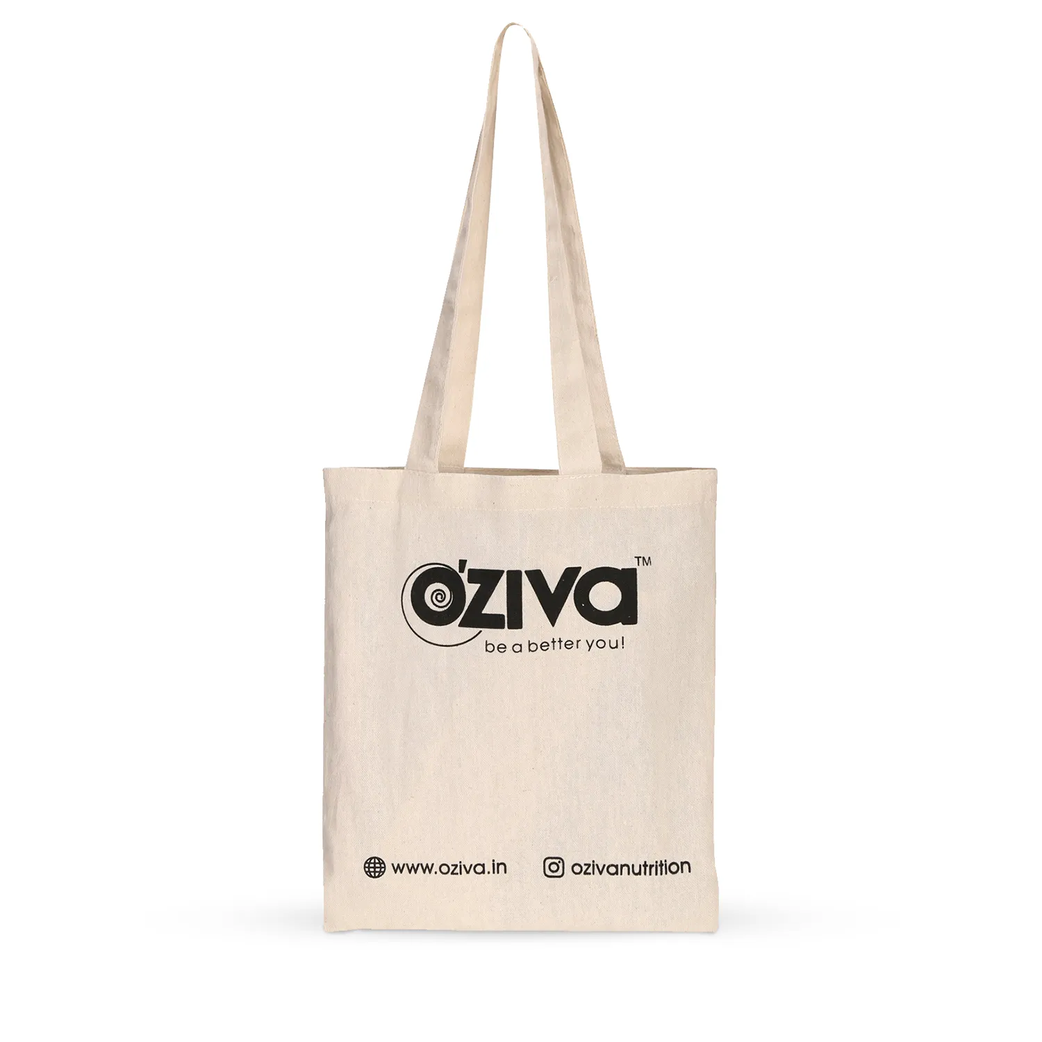 Oziva Ecofriendly Canvas Tote Bag, Beige