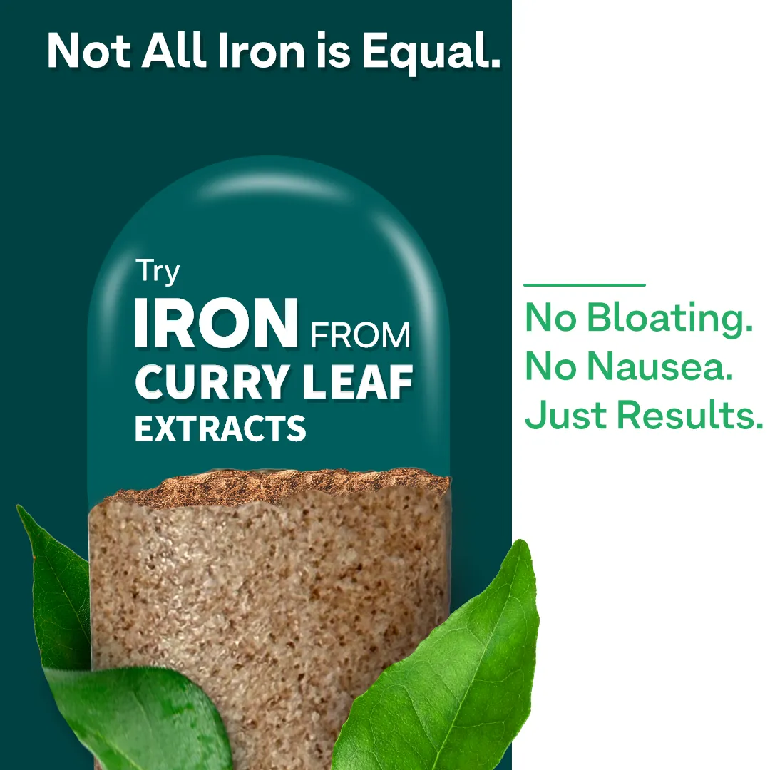Oziva Iron with Folic Acid + Vitamin C & B12 - Image 2