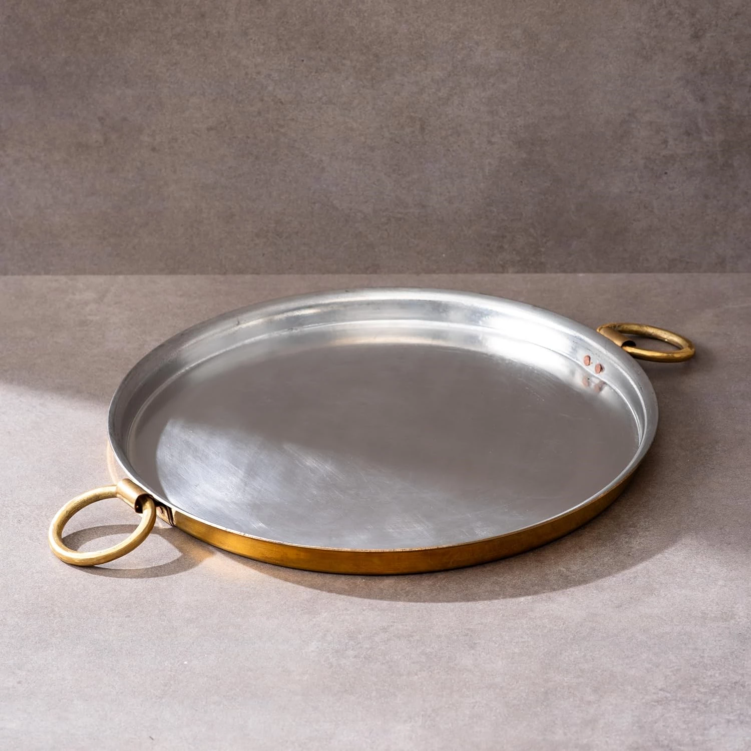 P Tal Brass Non Stick Dosa Tawa