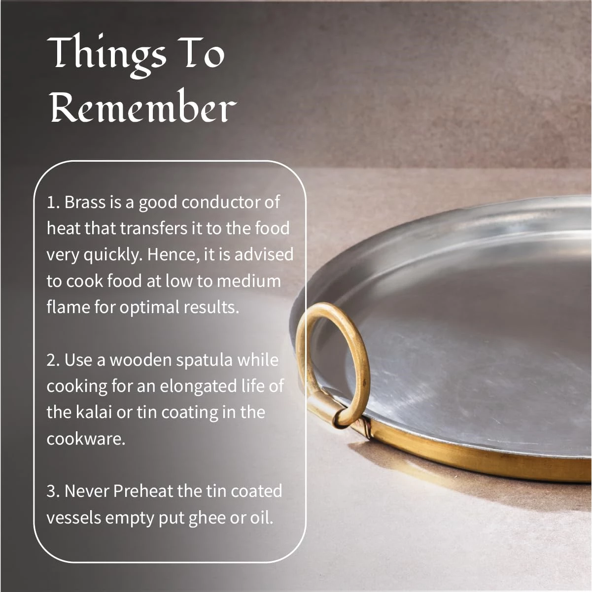 P TAL Brass Non Stick Dosa Tawa - Image 4