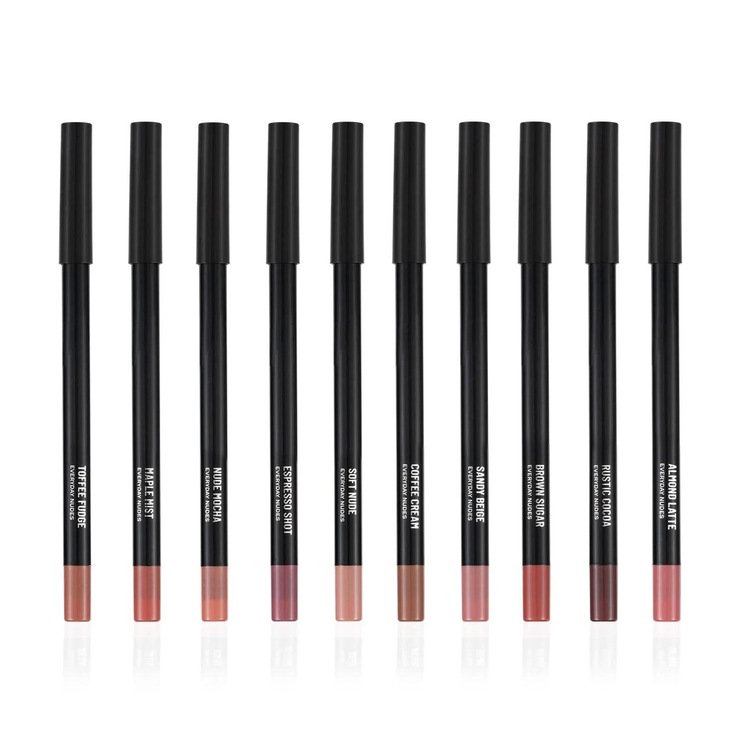 PAC 24H Everyday Nude Lip Liner Kit PAC 24H Everyday Nude Lip Liner Kit-Pack Size-10 colors