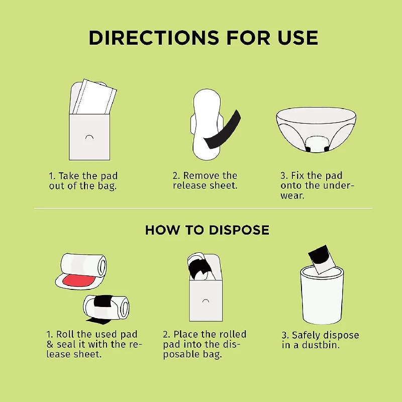 PEESAFE Organic Cotton Biodegradable Sanitary Pads - Image 6