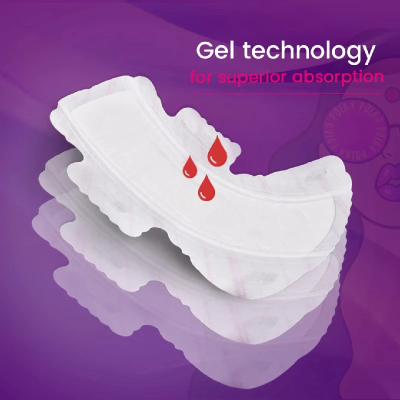 PINQ POLKA Premium Organic Soft Cotton Sanitary Pads - Image 3