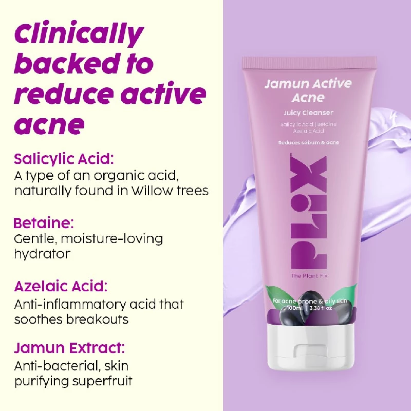 Plix - The Plant Fix Jamun Face Wash - Image 4
