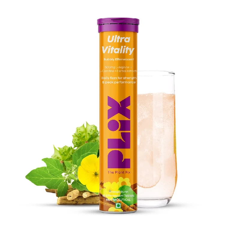 Plix The Plant Fix Ultra Vitality Effervescent For Stamina