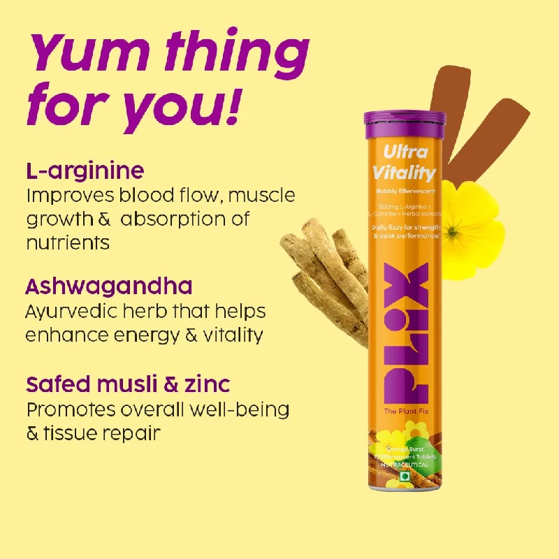 Plix - The Plant Fix Ultra Vitality Effervescent for Stamina - Image 4