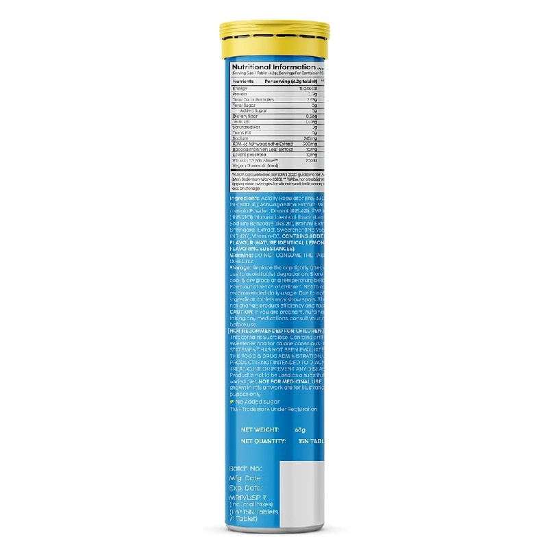 Plix-The Plant Fix KSM-66 Ashwagandha Gold Standard Effervescent - Image 5