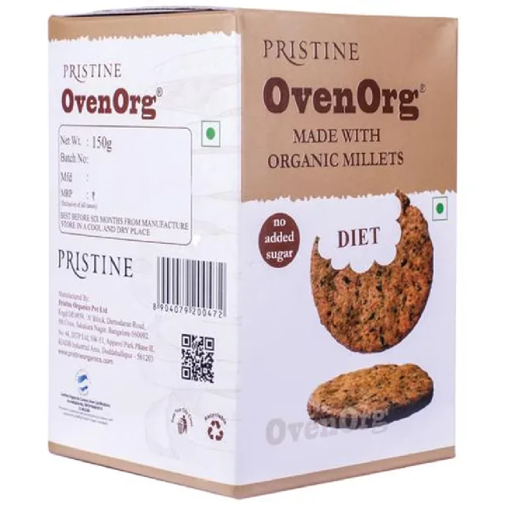 PRISTINE OvenOrg - Organic Mixed Millet Biscuits, Diet - Image 6