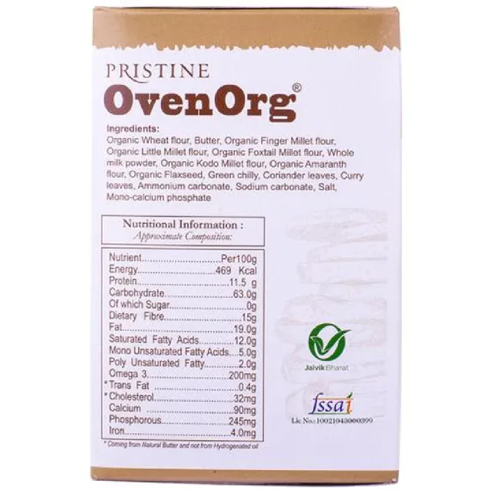 PRISTINE OvenOrg - Organic Mixed Millet Biscuits, Diet - Image 7