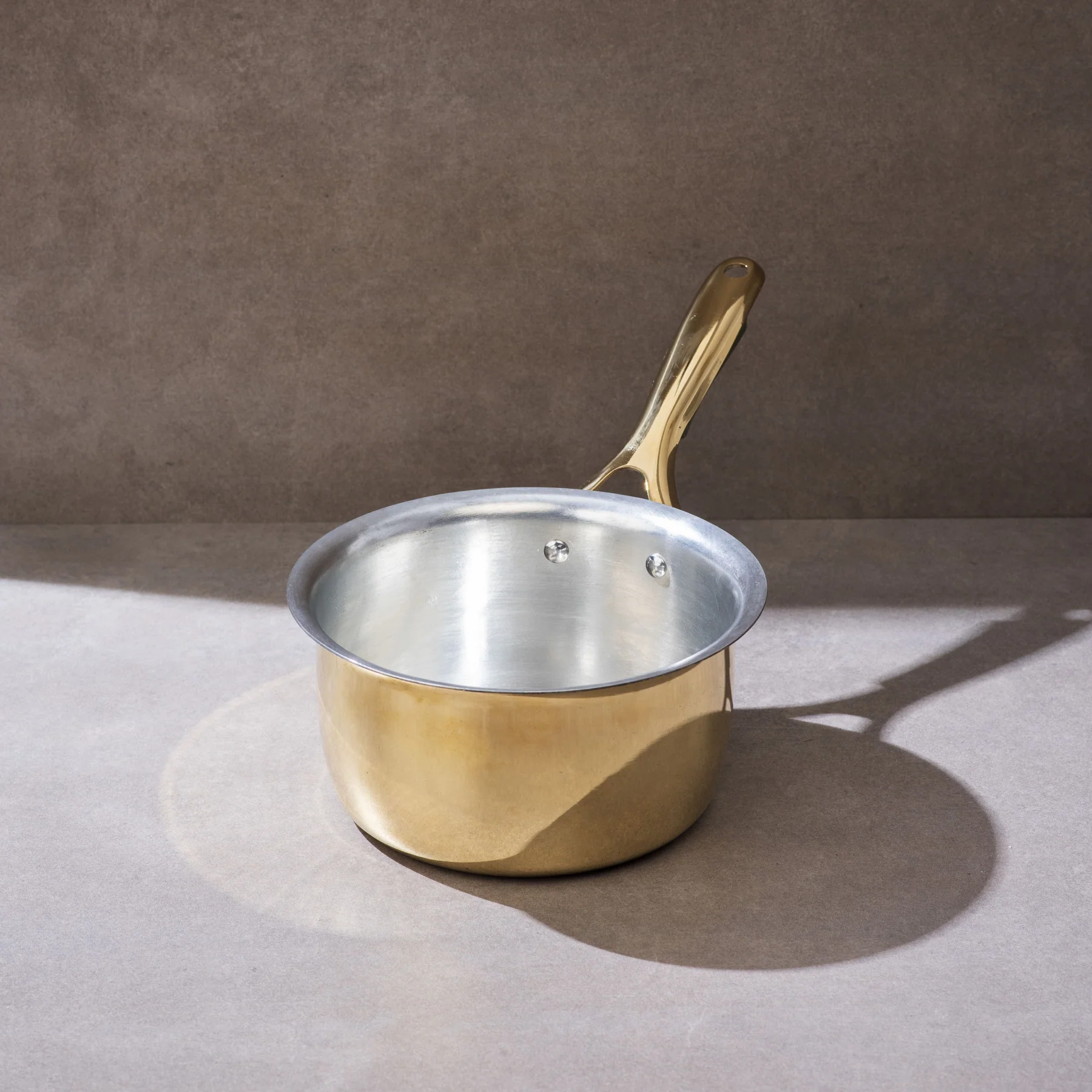 Brass Saucepan with Insulated Handle - Image 6