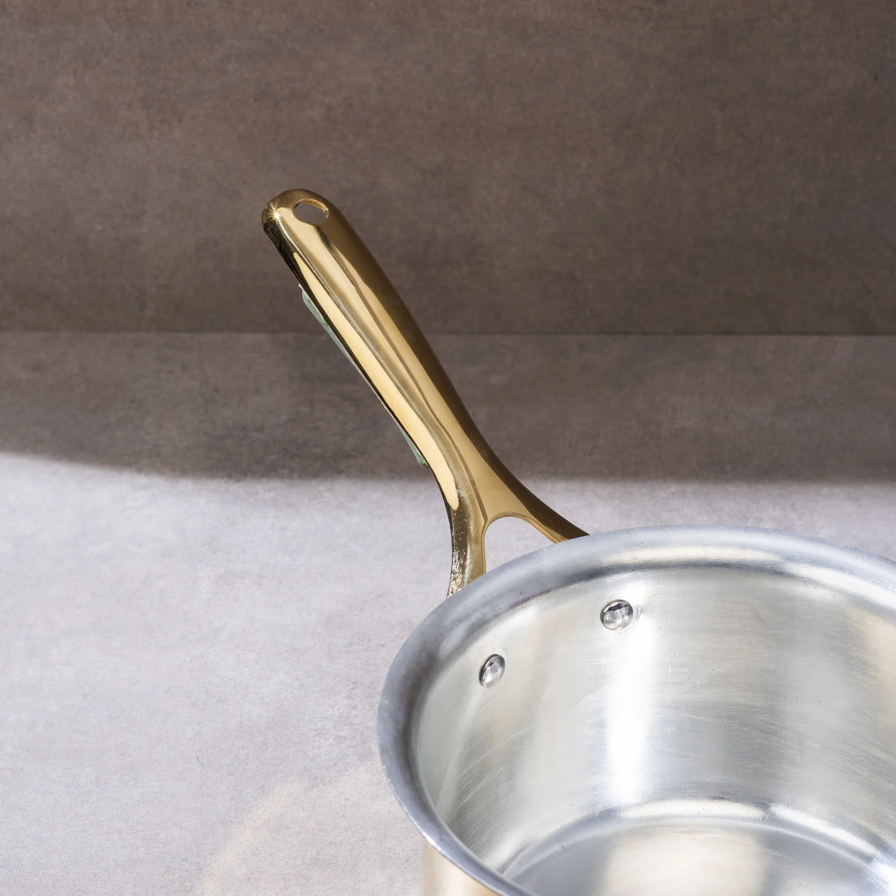 Brass Saucepan with Insulated Handle - Image 7