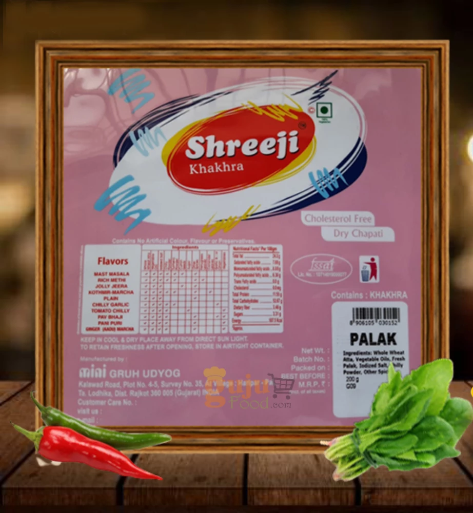 Palak Khakhra Palak Khakhra-Pack Size-400 g