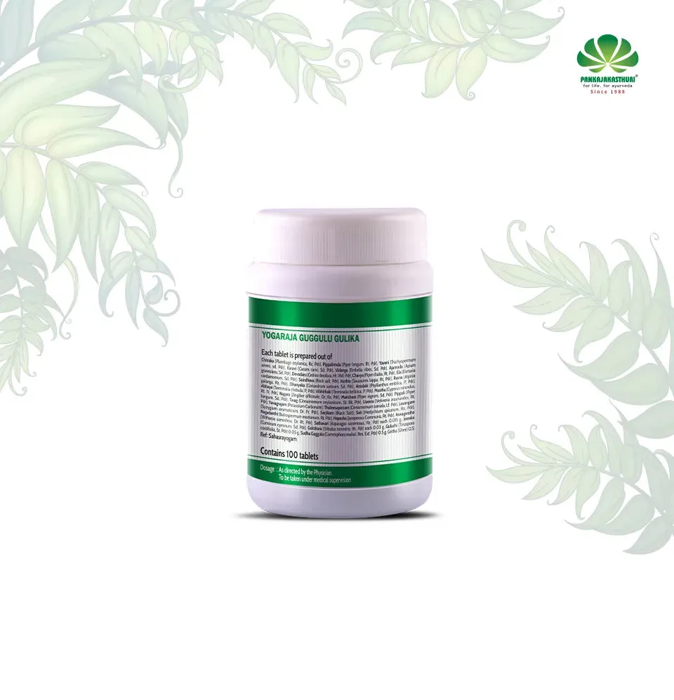 Pankajakasthuri-Yogaraja-Guggulu-Gulika-100-Tablets-3.webp