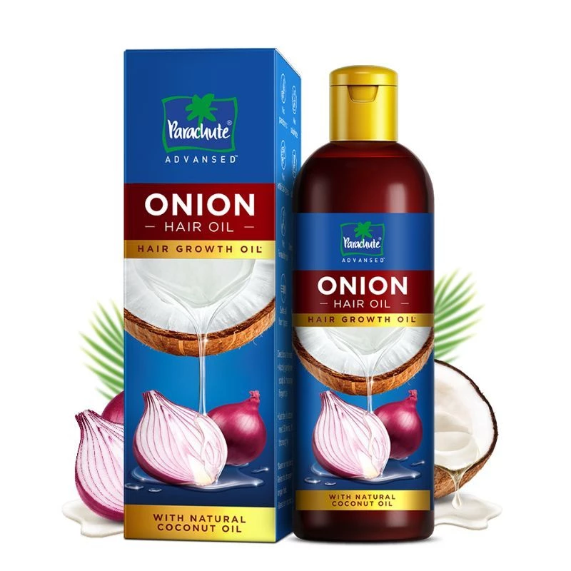 Parachute Advansed Onion Hair Oil for Hair Growth and Hair Fall Control with Coconut Oil Parachute Advansed Onion Hair Oil for Hair Growth and Hair Fall Control with Coconut Oil-Pack Size-200 ml