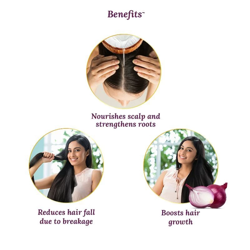 Parachute Advansed Onion Hair Oil for Hair Growth and Hair Fall Control with Coconut Oil - Image 4