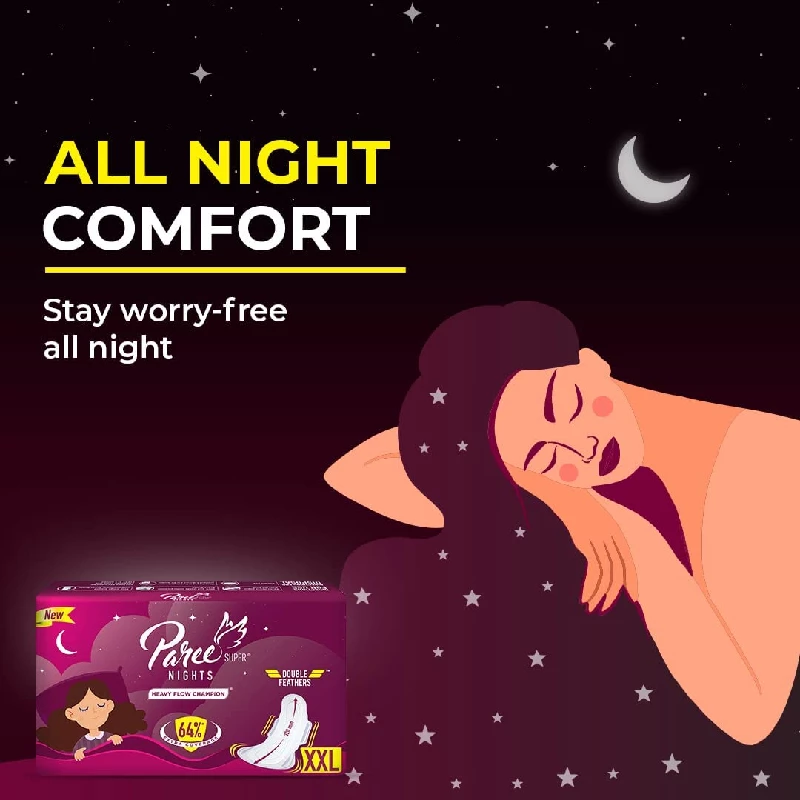 Paree Super Nights Sanitary Pads - Image 6