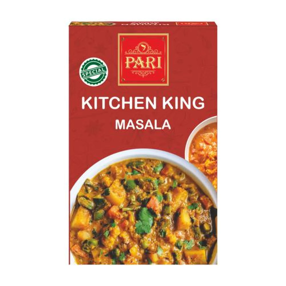 Pari Kitchen King Masala Powder - With No Added Artificial Colours & Preservatives Pari Kitchen King Masala Powder - With No Added Artificial Colours & Preservatives--50 g Box