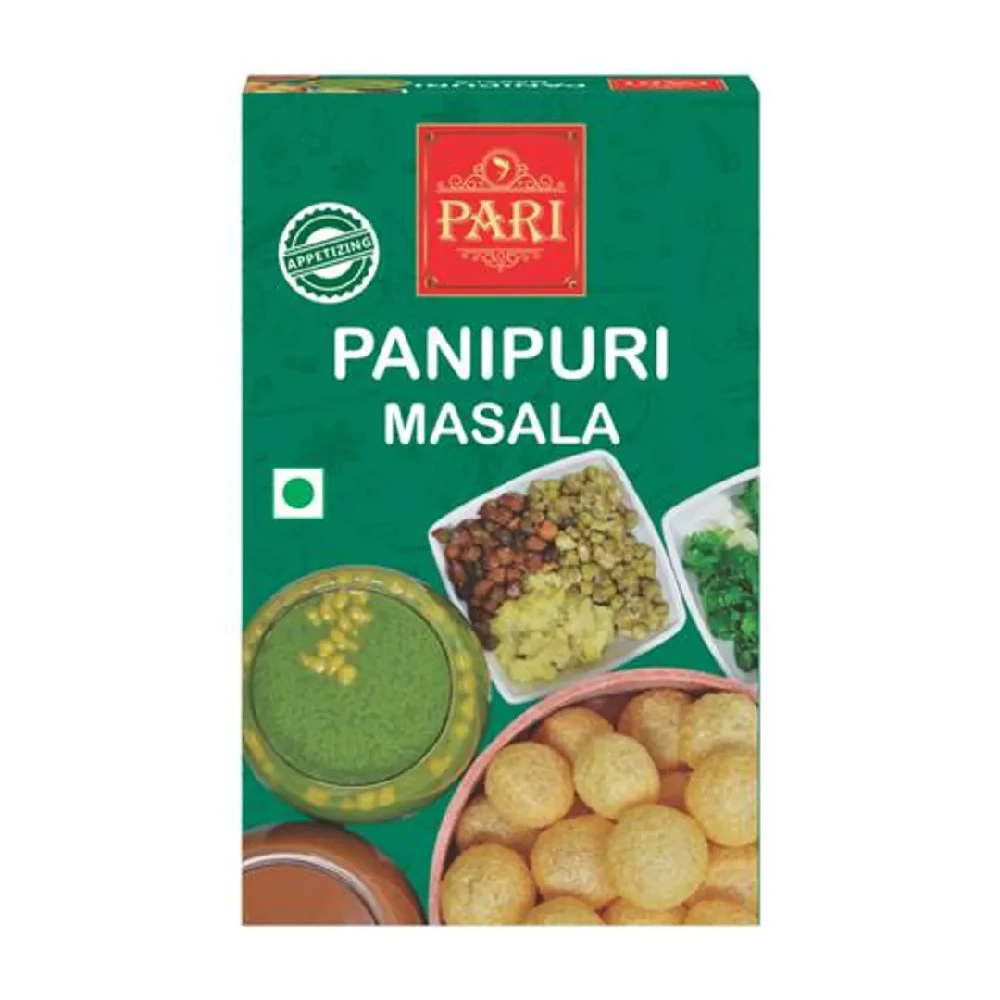 Pari Panipuri Masala Powder - Tangy Flavour Pari Panipuri Masala Powder - Tangy Flavour--50 g Box