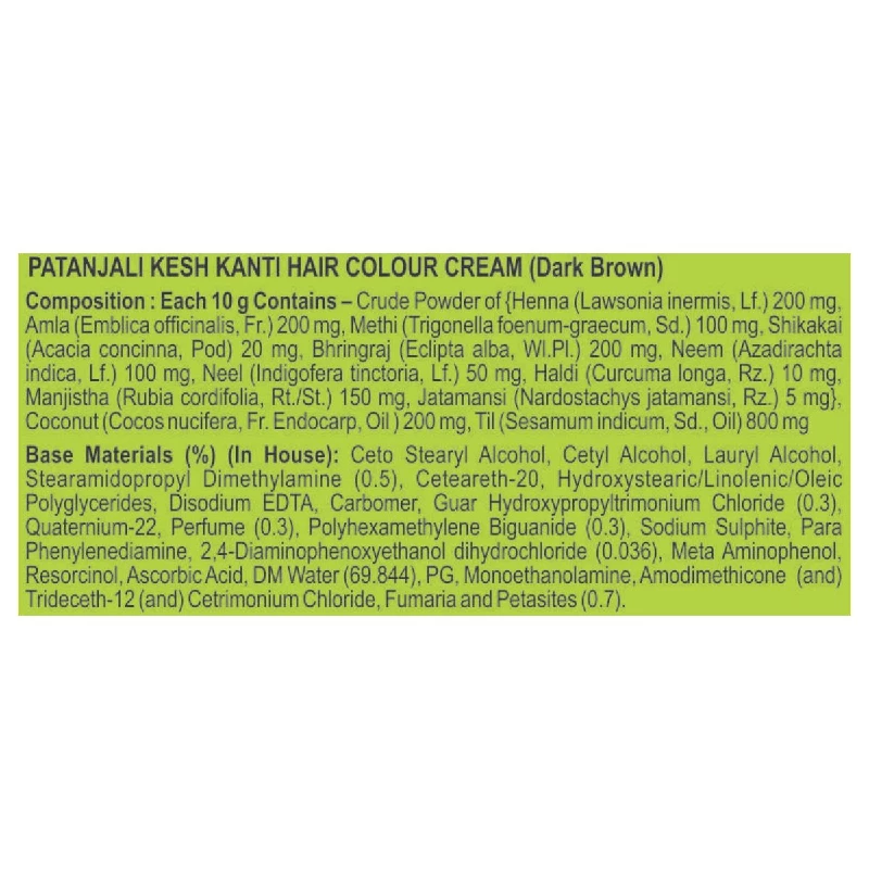 Patanjali Kesh Kanti Hair Colour (Cream & Developer) - Image 8