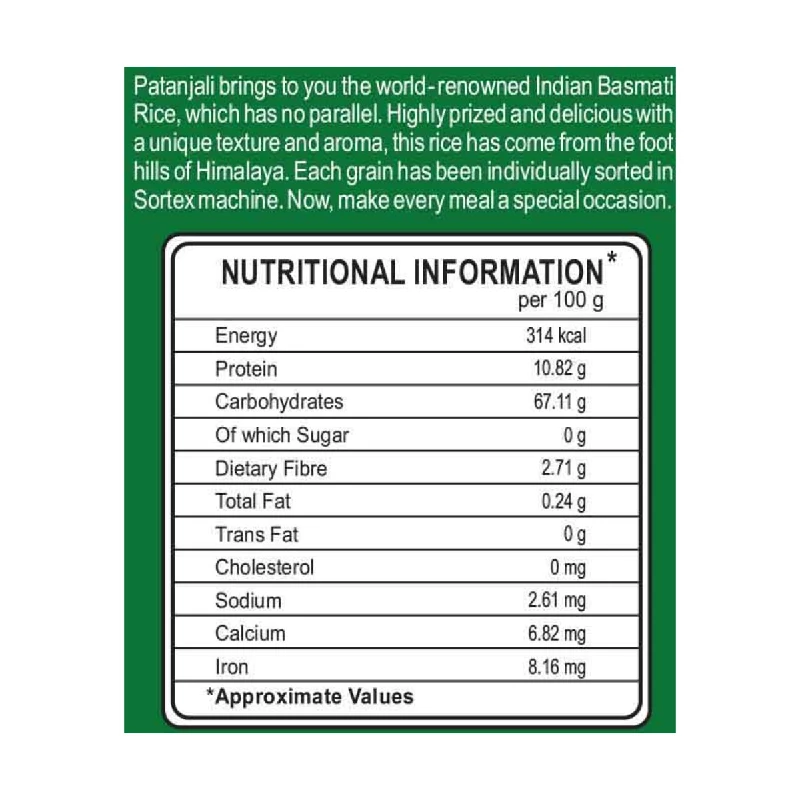 Patanjali Shakti Xxl Basmati Rice - Image 2
