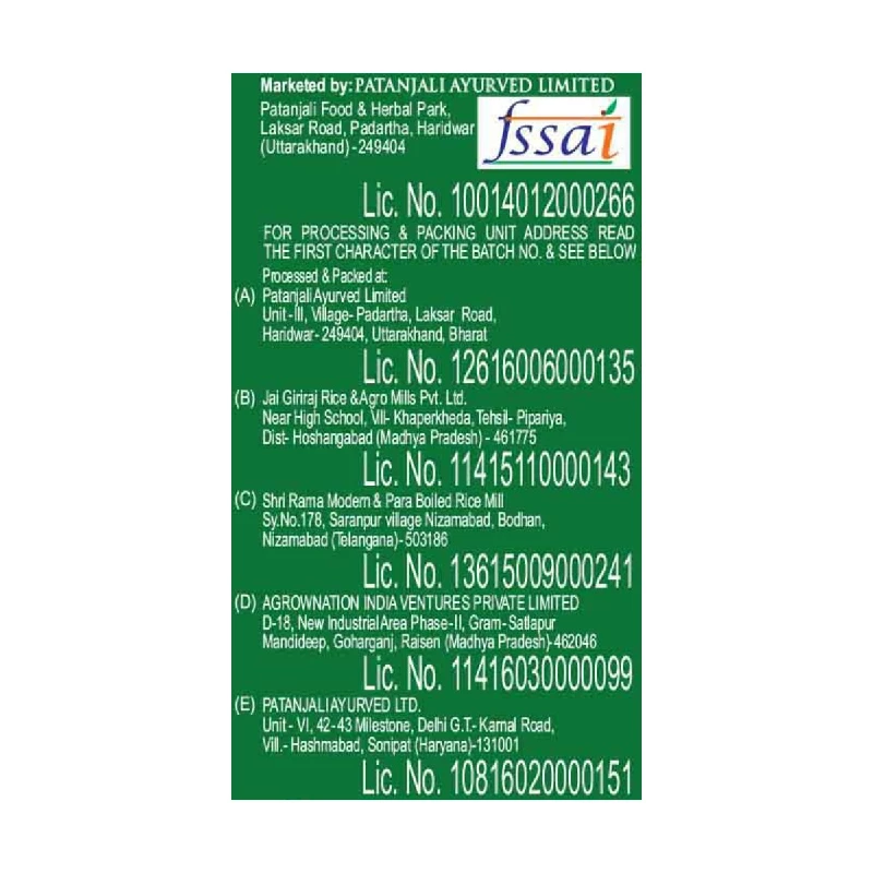 Patanjali Shakti Xxl Basmati Rice - Image 3