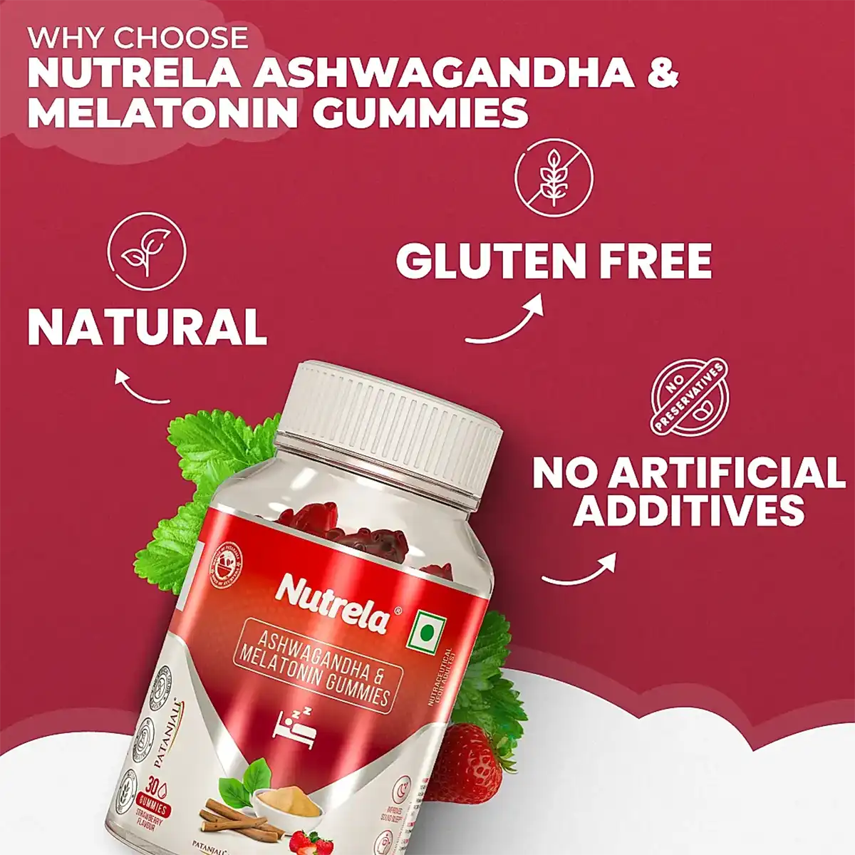 Patanjali Nutrela Ashwagandha & Melatonin - Image 4