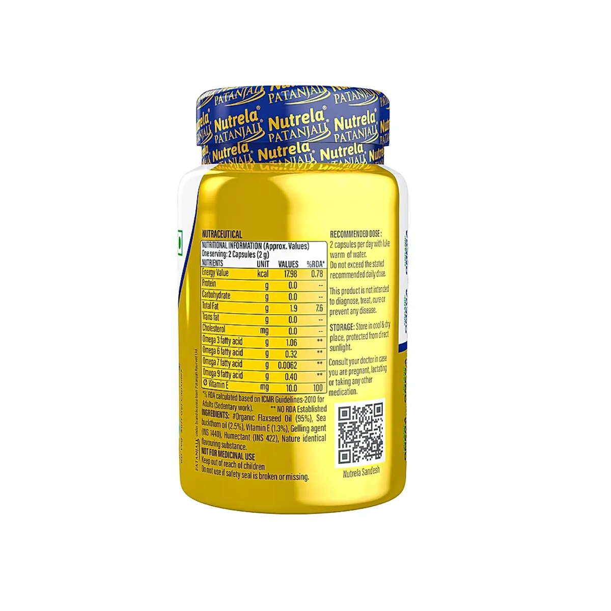 Patanjali Nutrela Organic Omega - Image 2