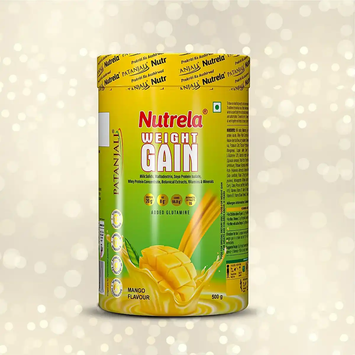 Patanjali Nutrela Weight Gain Mango Flavour