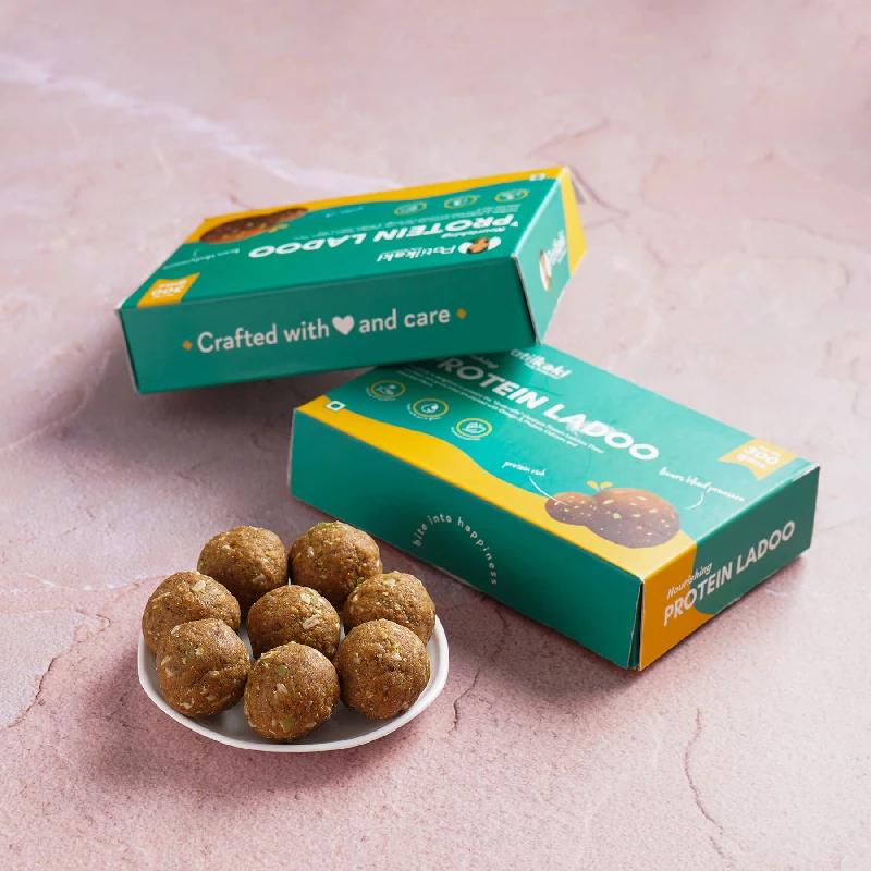 Patil Kaki Protein Ladoo (Sugarfree, Gluten Free & Oil free) - Image 4