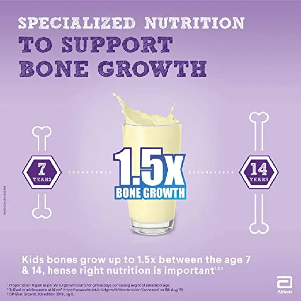Pediasure 7 Plus Oats & Almond Nutrition Drink Powder Vanilla Flavour - Image 5