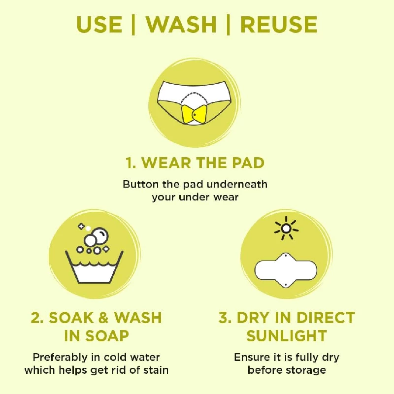 Pee Safe Reusable Sanitary Pads - Image 4