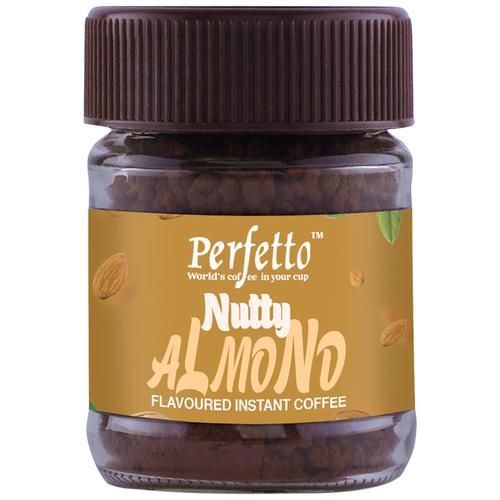 Perfetto Flavoured Instant Coffee Nutty Almond