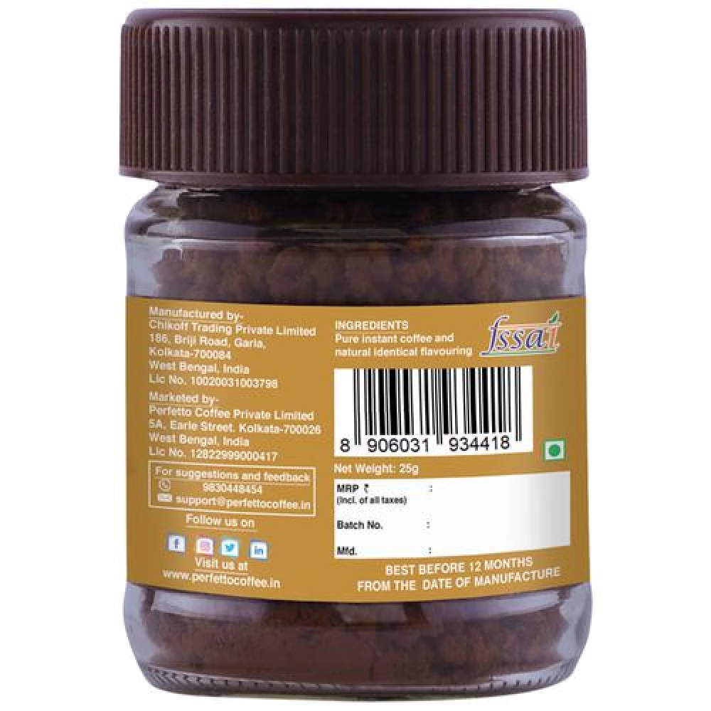 Perfetto Flavoured Instant Coffee - Nutty Almond - Image 2
