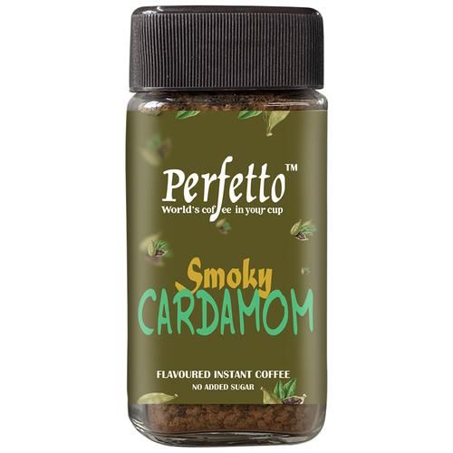 Perfetto Flavoured Instant Coffee - Smoky Cardamom Perfetto Flavoured Instant Coffee - Smoky Cardamom--50 g Jar