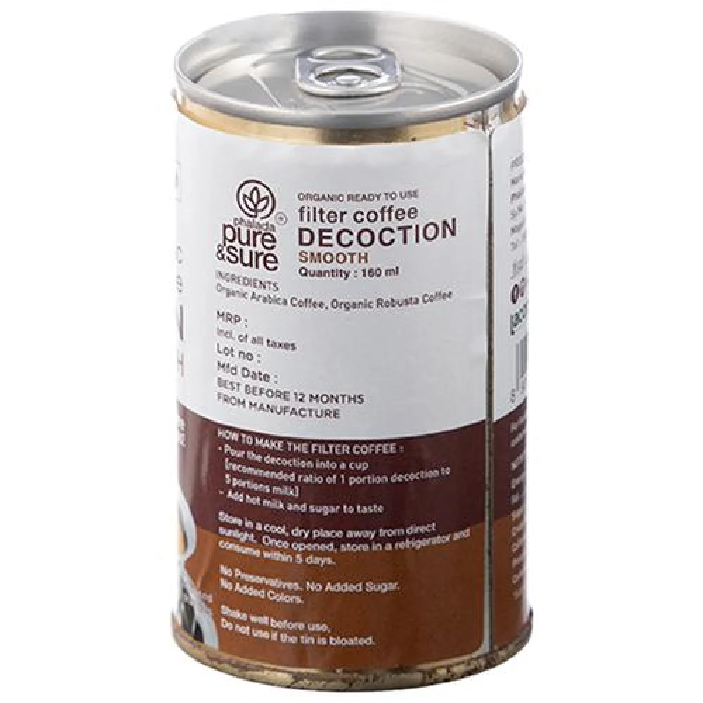 Phalada Pure & Sure Organic Coffee Decoction - Smooth - Image 3