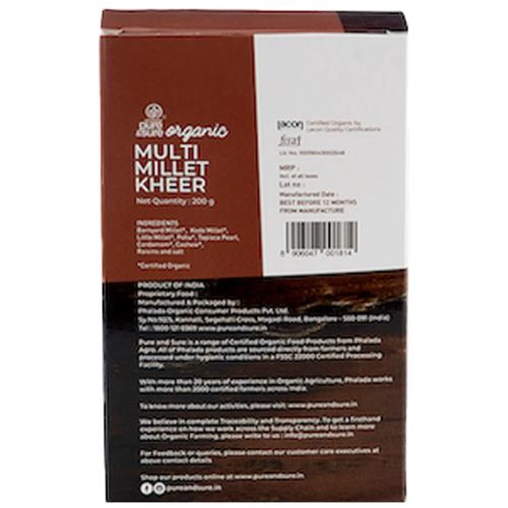 Phalada Pure & Sure Organic Multi Millet Kheer - Nutritious - Image 2