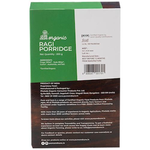 Phalada Pure & Sure Organic Ragi Porridge - Ready To Cook - Image 2