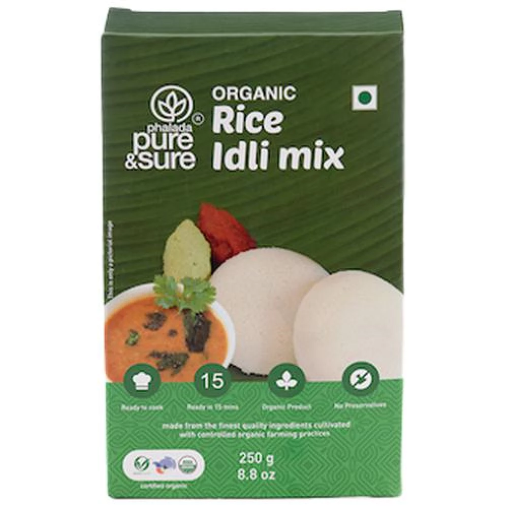 Phalada Pure & Sure Organic Rice Idly Mix - Nutritious Phalada Pure & Sure Organic Rice Idly Mix - Nutritious--250 g