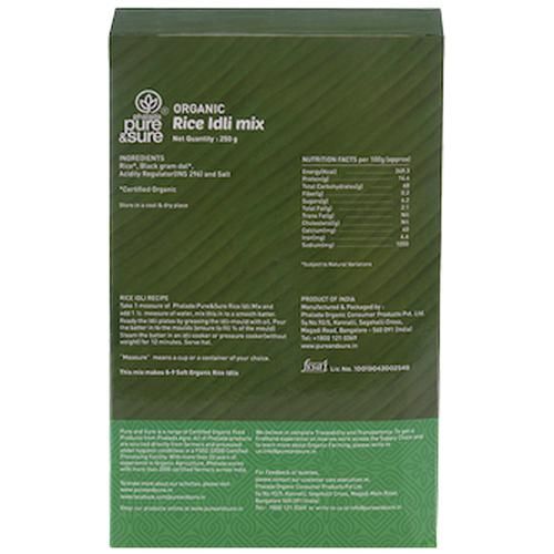Phalada Pure & Sure Organic Rice Idly Mix - Nutritious - Image 2