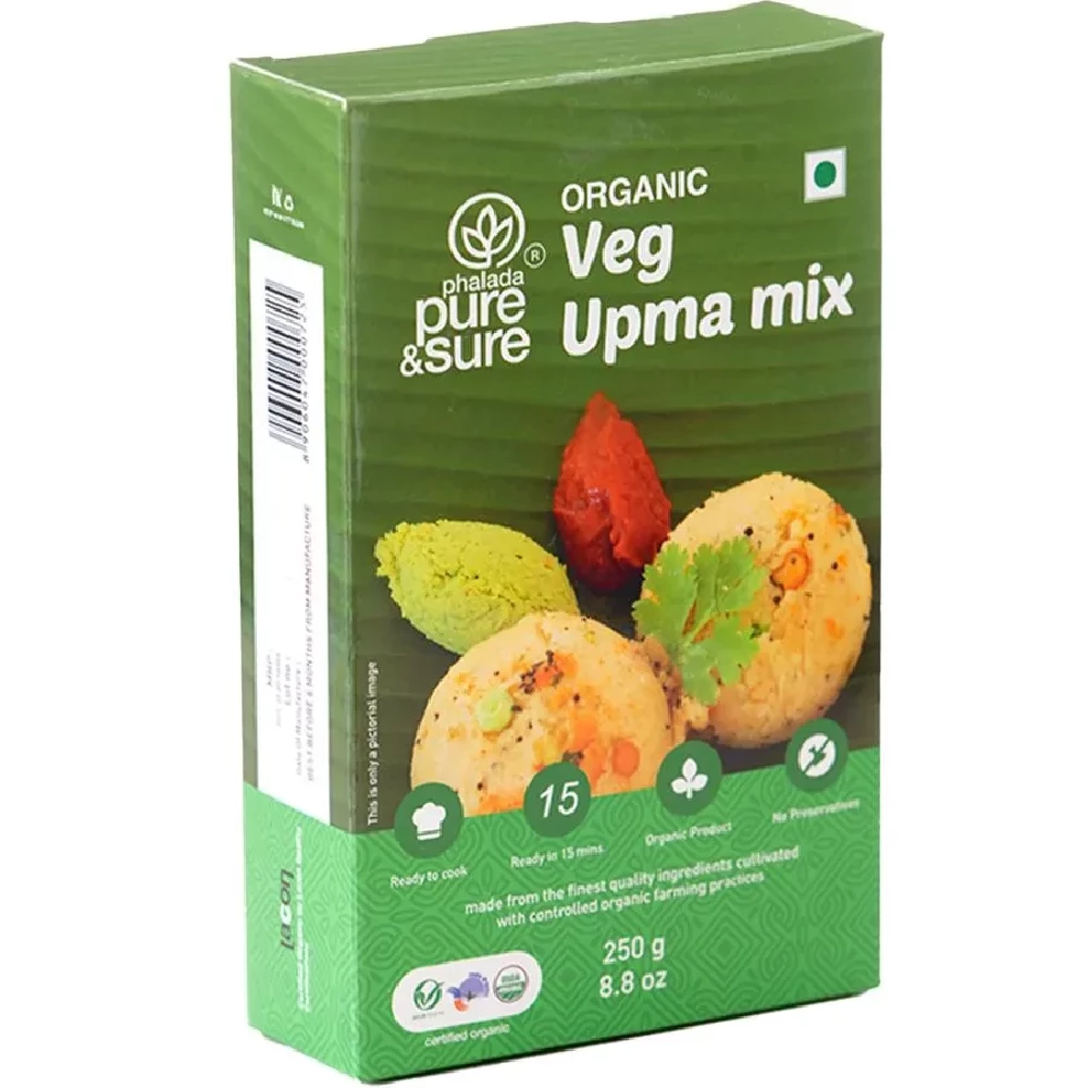 Phalada Pure & Sure Organic Veg Upma Mix - Image 6