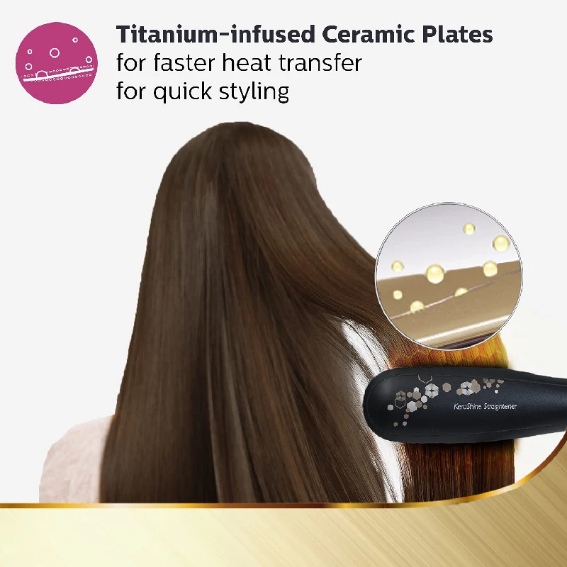 Philips Kerashine Titanium Wide Plate Straightener - Image 4