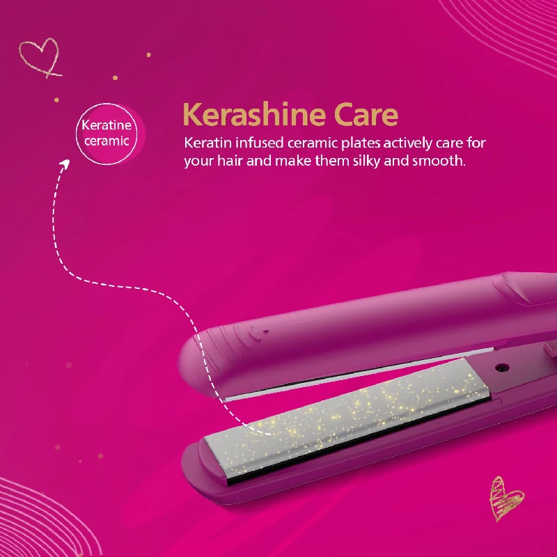 Philips New Hair Straightener - Pink - Image 3