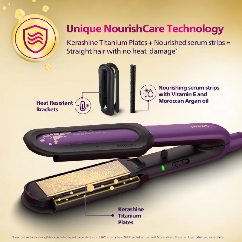 Philips Nourish Care Hair Straightener - Image 3